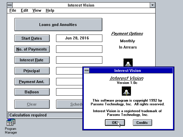 Interest Vision 1.0c - About